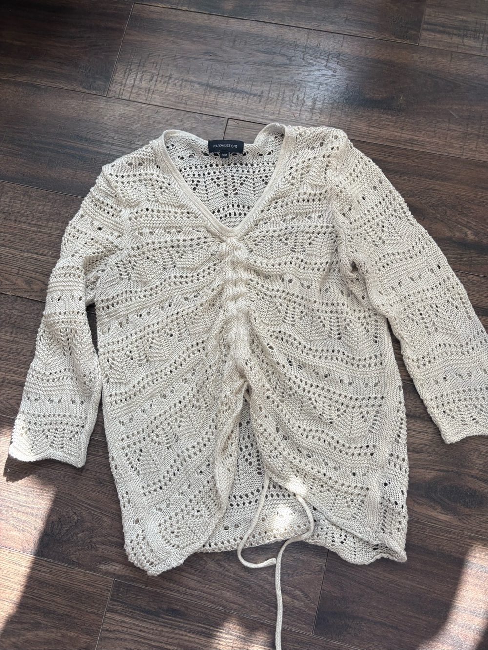 Ladies Cream Colour Knit Blouse